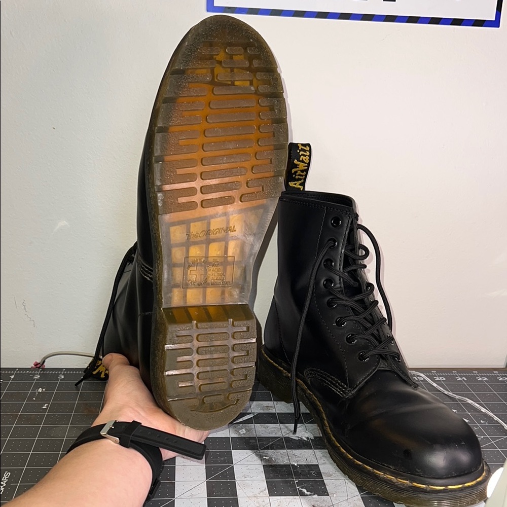 Dr. Martens Black Leather Boots - Picture 5 of 5